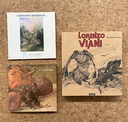 LORENZO VIANI E GIOVANNI BARBISAN - Lotto unico di 3 cataloghi