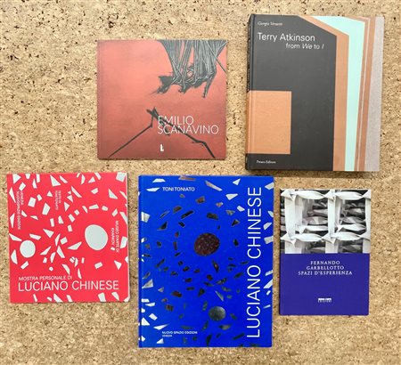 ARTISTI ITALIANI DEL XX E XXI SECOLO - Lotto unico di 5 cataloghi