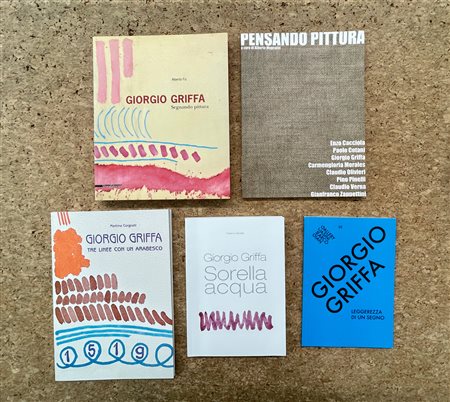 GIORGIO GRIFFA - Lotto unico di 5 cataloghi
