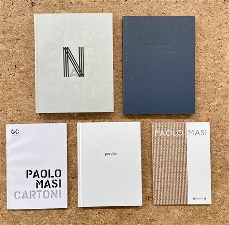 ARTISTI ITALIANI DEL DOPOGUERRA - Lotto unico di 5 cataloghi