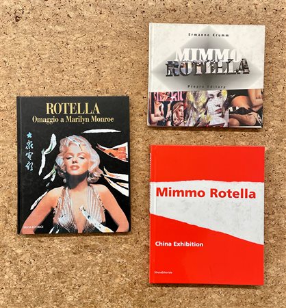 MIMMO ROTELLA - Lotto unico di 3 cataloghi