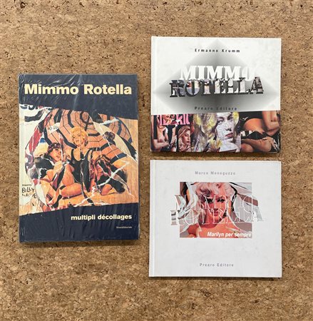 MIMMO ROTELLA - Lotto unico di 3 cataloghi