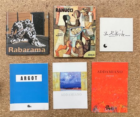 ARTISTI ITALIANI E INTERNAZIONALI DEL DOPOGUERRA - Lotto unico di 6 cataloghi