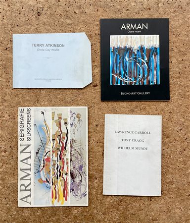 ARTE INTERNAZIONALE DEL DOPOGUERRA - Lotto unico di 4 cataloghi