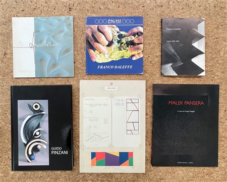 ARTISTI ITALIANI CONTEMPORANEI E DEL DOPOGUERRA - Lotto unico di 6 cataloghi