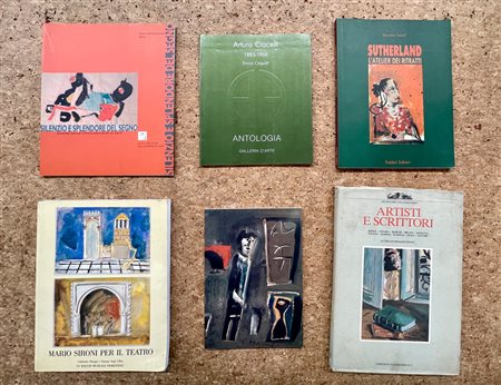 ARTE DEL XX SECOLO (SIRONI, SUTHERLAND, CIACELLI, COLLETTIVE D'ARTE) - Lotto unico di 6 cataloghi