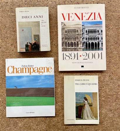 FULVIO ROITER E ENRICO PICENI - Lotto unico di 4 cataloghi