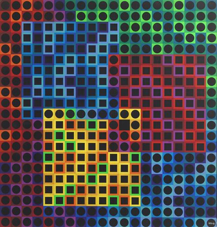VICTOR VASARELY
Orion Noir, 1970