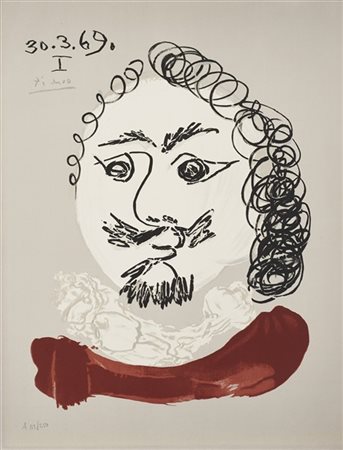 PABLO (AFTER) PICASSO "Portrait Imaginaire" 1969
litografia a colori
cm 65x50
Nu