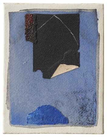 GIUSEPPE SANTOMASO "Senza titolo" 1988 ca.
tecnica mista su carta intelata
cm 21