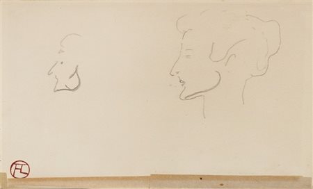 Henri de Toulouse-Lautrec "Tetes de femmes (recto)"
"La petite loge (verso)" 189