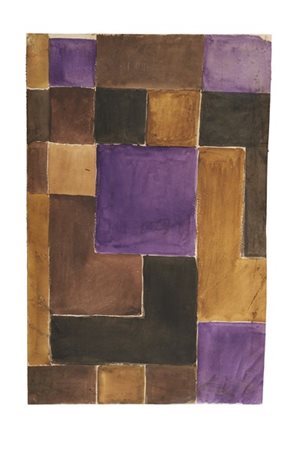 Sonia Delaunay ""Projet de tissu" 1924gouache su cart