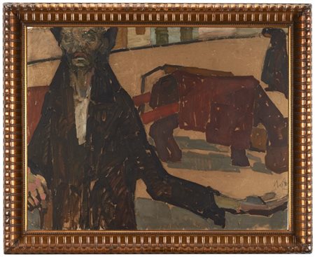 Emilio Notte "Senza titolo" 1911-13
olio su cartone
cm 74x96
Firmato in basso a