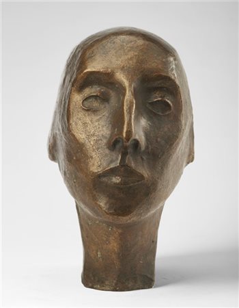 Felice Casorati "Ritratto della sorella Elvira" (1919-20) 1979
bronzo
cm 25x12x2
