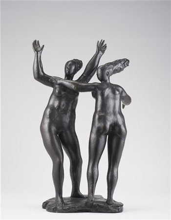 Arturo Martini "Le amazzoni spaventate" (1935)1986
bronzo
h cm 42,5
Realizzato n