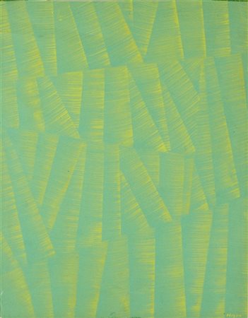 Mario Nigro "Spazio totale n.2 - Ritmi" 1961
tempera su carta
cm 45x35
Firmato i