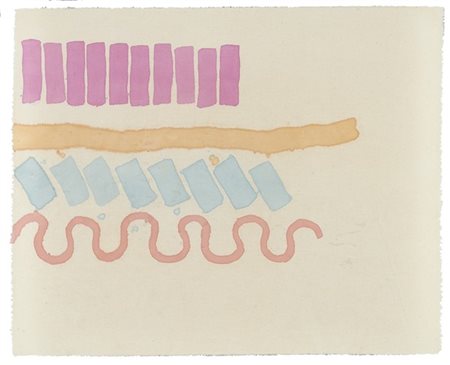 GIORGIO GRIFFA "Senza titolo" 1983
acrilico su tela
cm 60x73
Firmato e datato 83