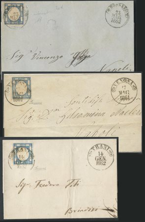 Splendido Lotto di 5 lettere ed alcuni francobolli sciolti delle Prov....