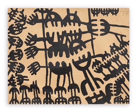 GIUSEPPE CAPOGROSSI (1900-1972) - Composizione, 1950