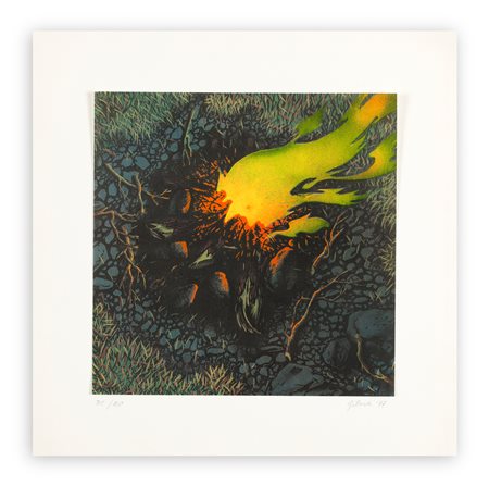 PIERO GILARDI (1942-2023) - Fuoco, 1977