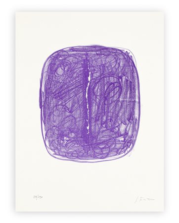 LUCIO FONTANA (1936) - Concetto Spaziale, 1967