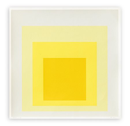 JOSEF ALBERS (1888-1976) - Senza Titolo, 1970/1971