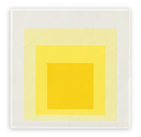 JOSEF ALBERS (1888-1976) - Senza Titolo, 1970/1971