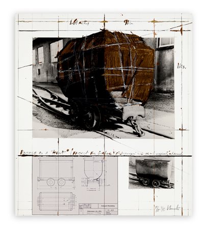 CHRISTO (1935-2020) - Project on a 'Hunt', Project for Goslar, 1988