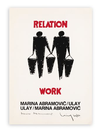 MARINA ABRAMOVIC (1946) & ULAY (1943-2020) - Relation Work