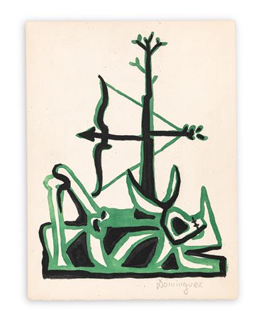 OSCAR DOMINGUEZ (1906-1957) - Senza Titolo, 1947