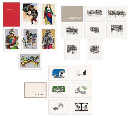 AUTORI VARI - Lotto unico di 3 cartelle di opere grafiche