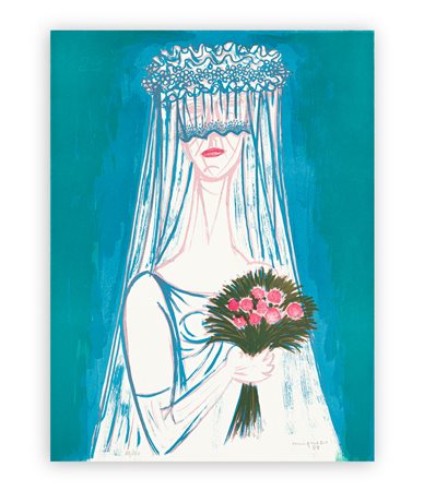 GIUSEPPE MIGNECO (1908-1997) - La sposa, 1967