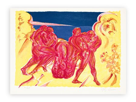 ALIGI SASSU (1912-2000) - La terre est bleu comme une orange, 1967
