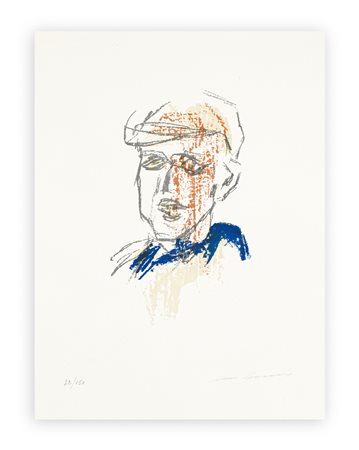 ERNESTO TRECCANI (1920-2009) - Autoritratto, 1967