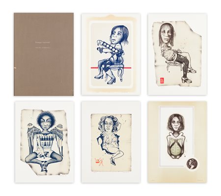 GIUSEPPE GUERRESCHI (1929-1985) - Figure femminili, 1977