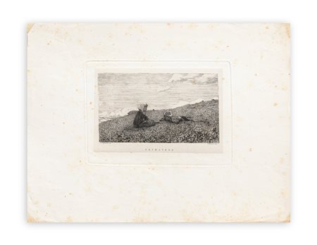 TELEMACO SIGNORINI (1835-1901) - Primavera, 1873 circa