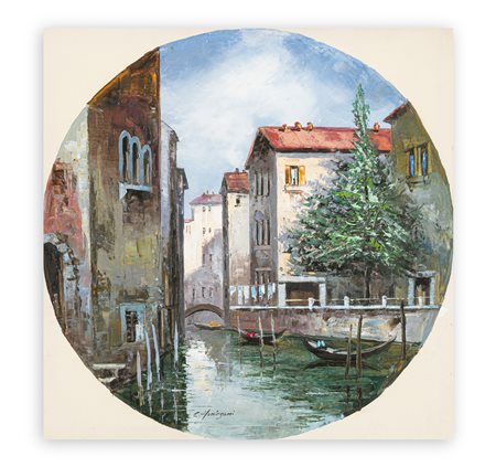 EUGENIO MANTEGANI (1929-2005) - Venezia - Calle