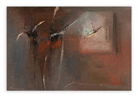 LUIGI STRADELLA (1929) - Rosso in città, 1995