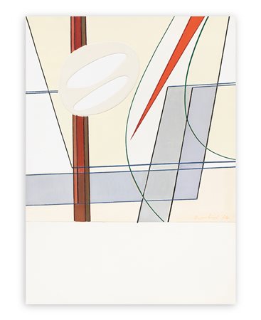 SILVANO BOZZOLINI (1911-1988) - Chok dans l'éspace, 1974