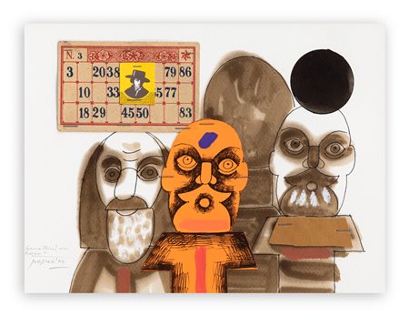 CONCETTO POZZATI (1935-2017) - Burattini in posa, 2004