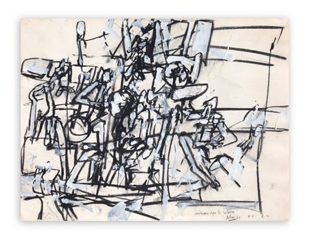 VALERIO ADAMI (1935) - Cerimonia dopo la violenza, 1960