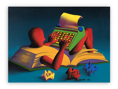MARK KOSTABI (1960) - Type cast, 1992