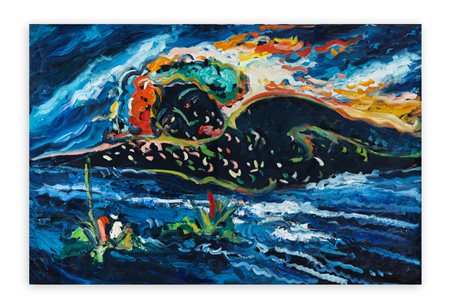 MIMMO GERMANÀ (1944-1992) - Notte, 1990