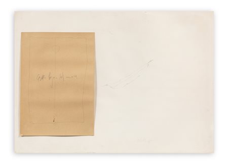 PIER PAOLO CALZOLARI (1943) - Senza Titolo, 1969