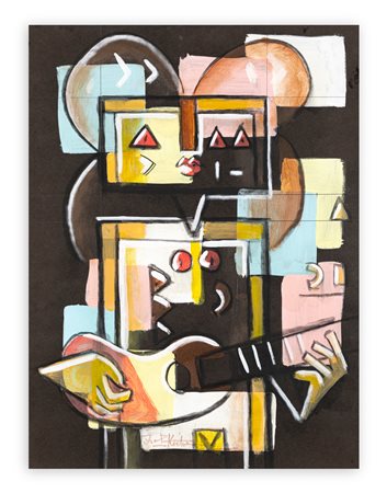 IBRAHIM KODRA (1918-2006) - Senza Titolo