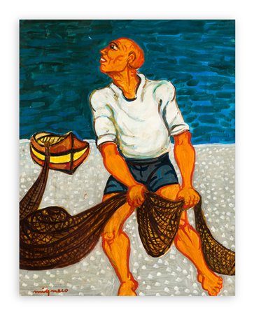 GIUSEPPE MIGNECO (1908-1997) - Pescatore