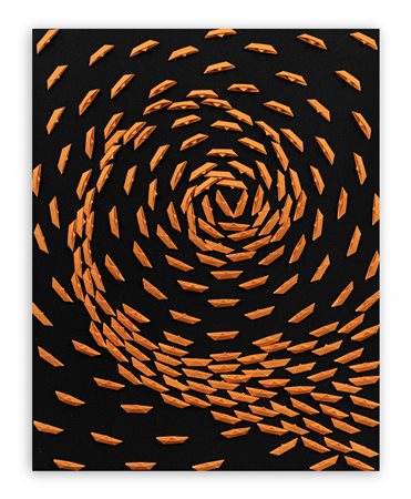 RICCARDO GUSMAROLI (1963) - Vortice Arancio, 2023