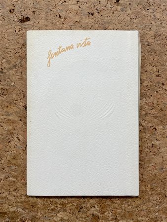 CATALOGHI AUTOGRAFATI (ENZO CUCCHI) - Fontana Vista, 1987