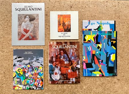 UGO NESPOLO E REMO SQUILLANTINI - Lotto unico di 5 cataloghi