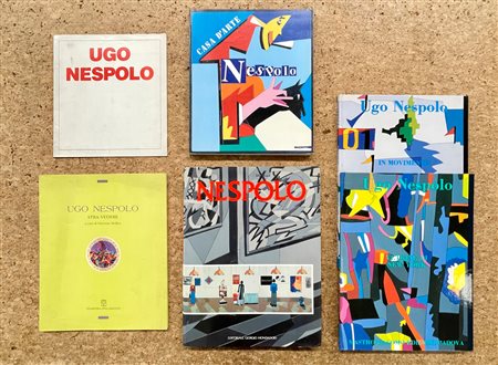 UGO NESPOLO - Lotto unico di 5 cataloghi